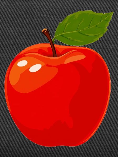 red apple