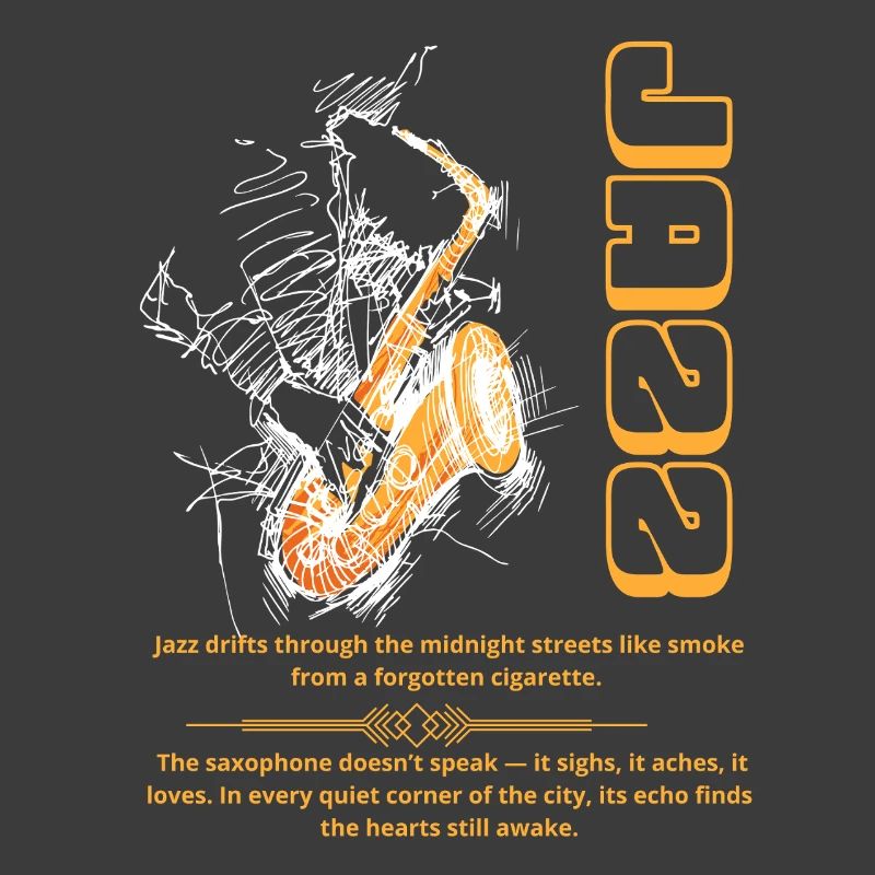 Jazz schwebt wie ein Drache durch die mitternächtlichen Straßen