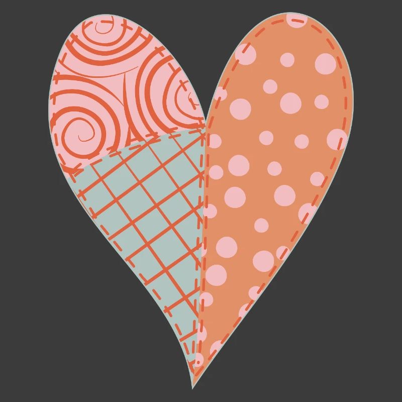 Patchwork Herz Nr. 4