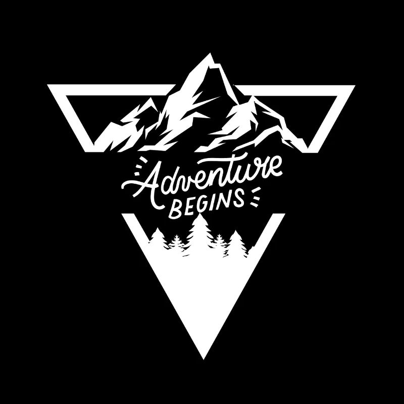 Mountain Adventure Motivational Design