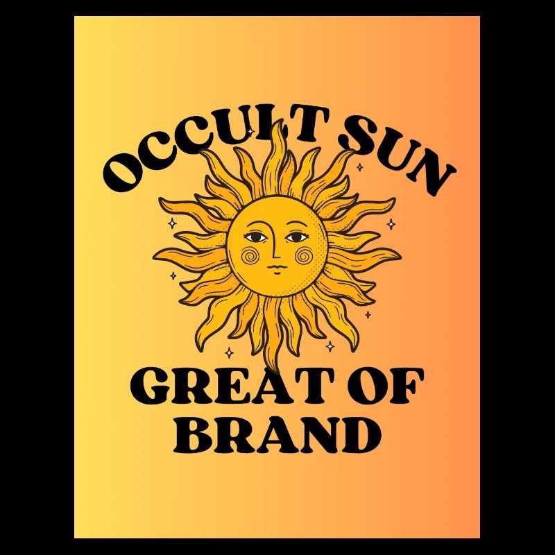 Grande marque du soleil caché