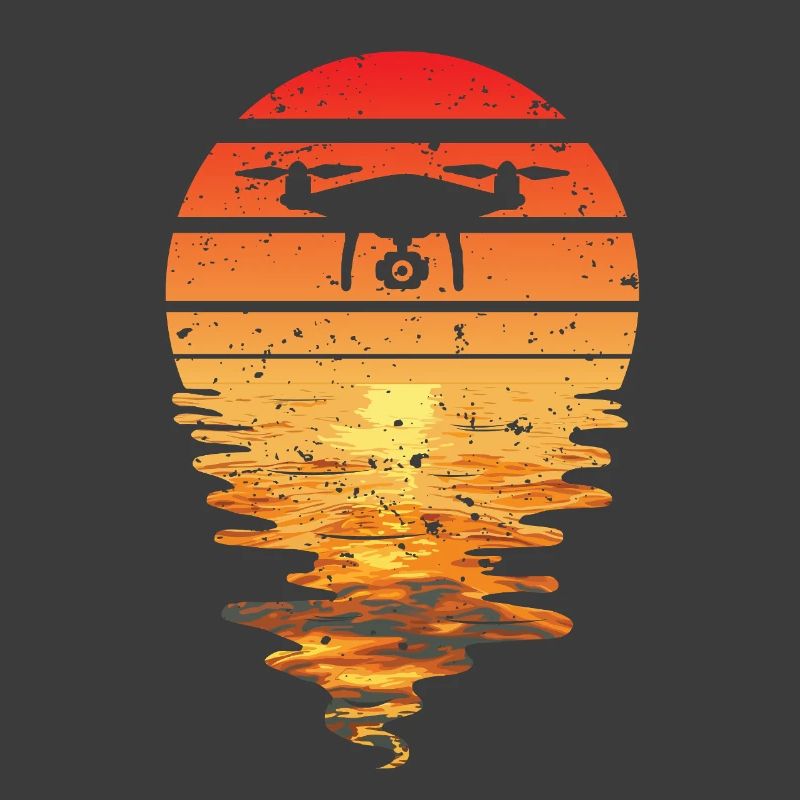 Drone Sunset Rétro