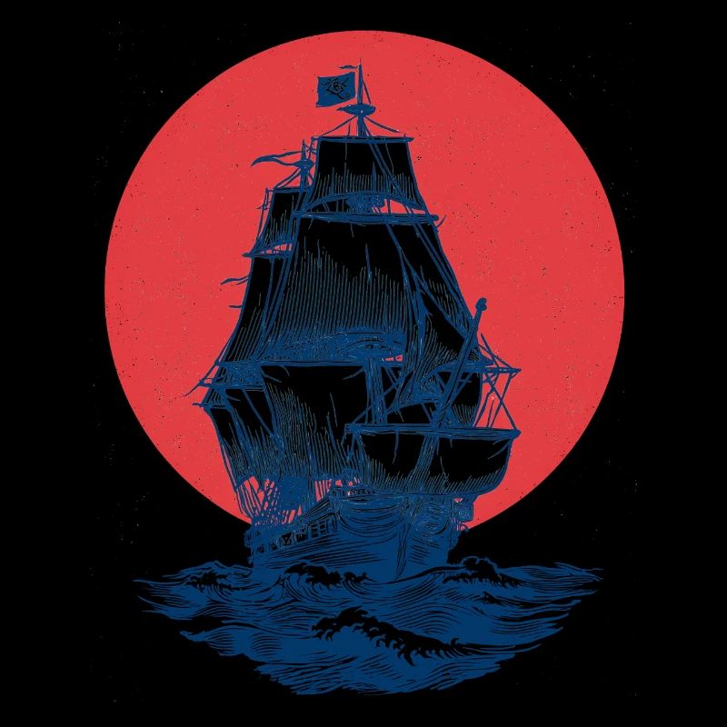 Mystischer Piratenschiff