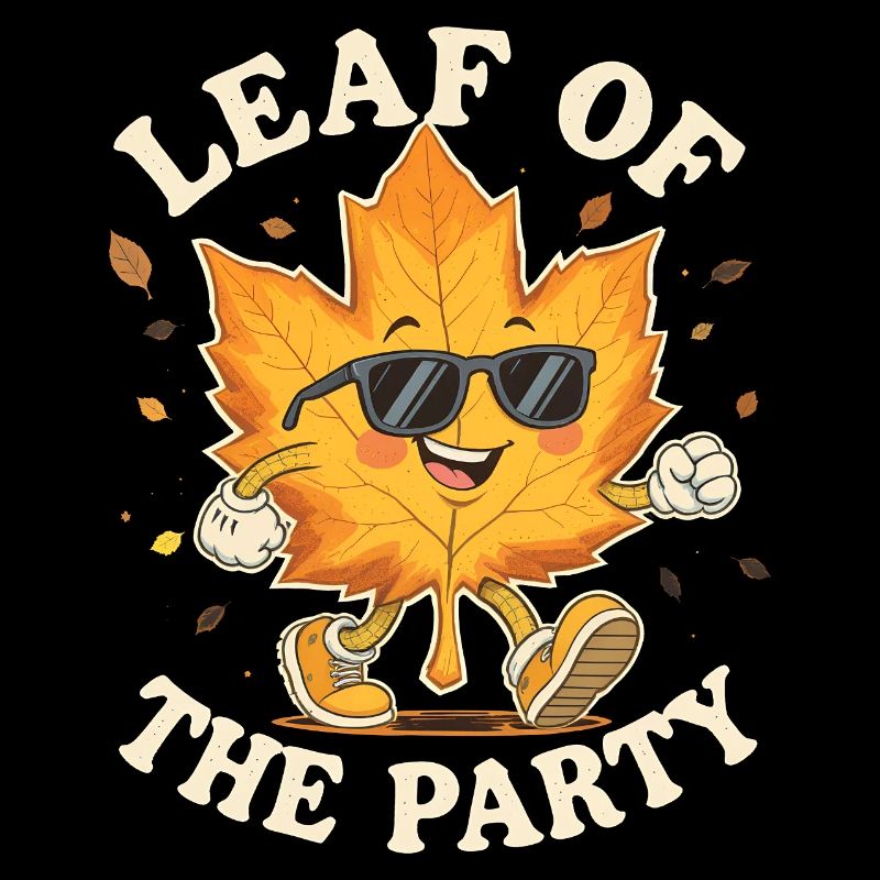 Blatt der Party Happy Fall Ernte Herbstblatt