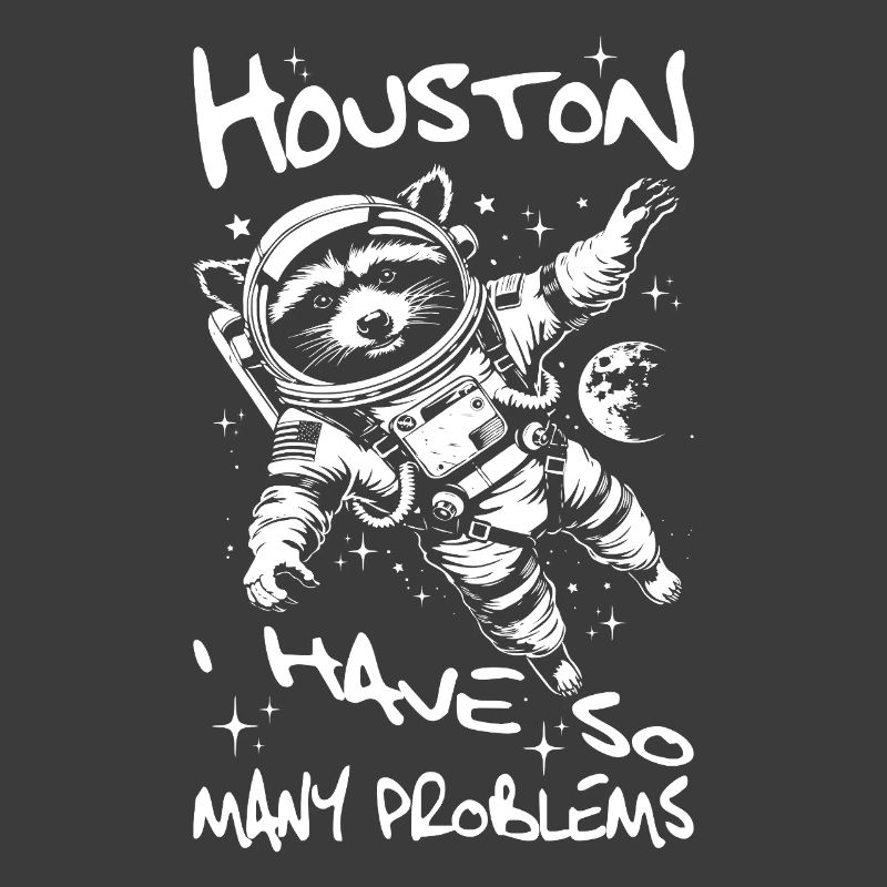 Houston I have so many problems Waschbär