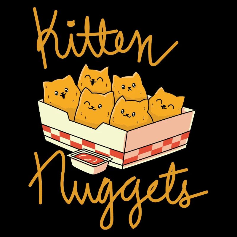 Chaton Nuggets Drôle de Chat