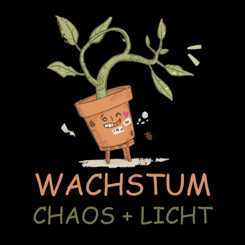 Growth equals chaos plus light