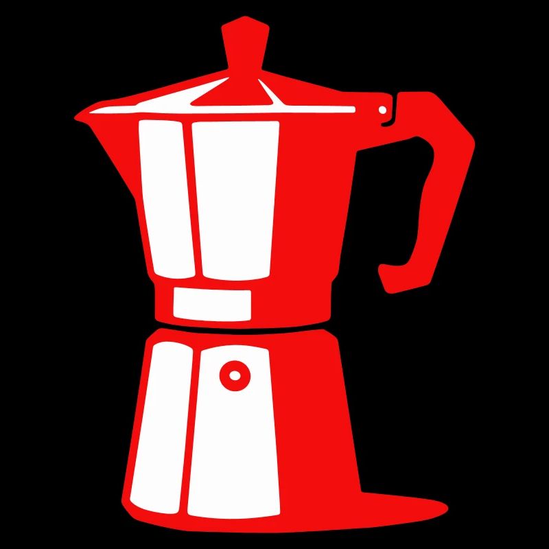 Coffee Pot Illustration for Cafe Lovers