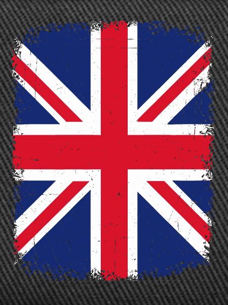 Distressed Union Jack Graphic