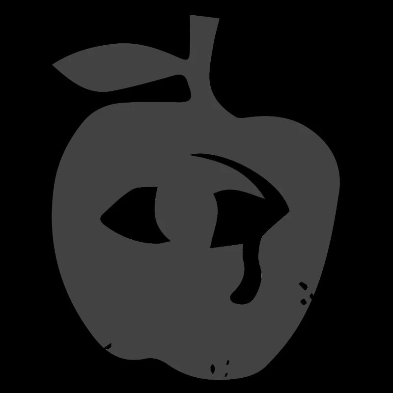 Auge im Apfel