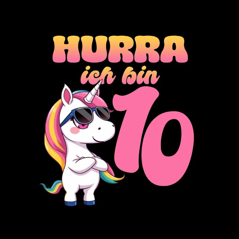10. Geburtstag Einhorn