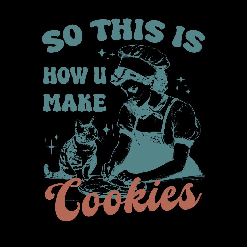 So This Is How U Make Cookies Cute Cat