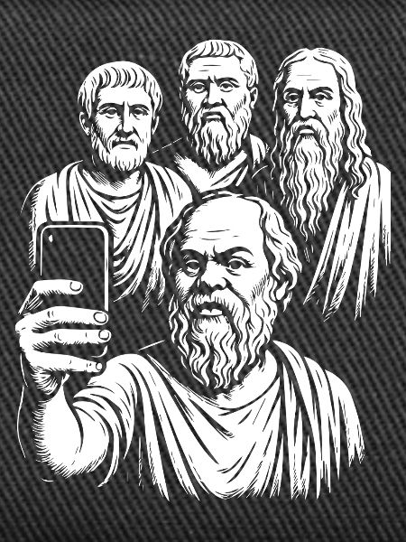 Altgriechische Philosophen Selfie