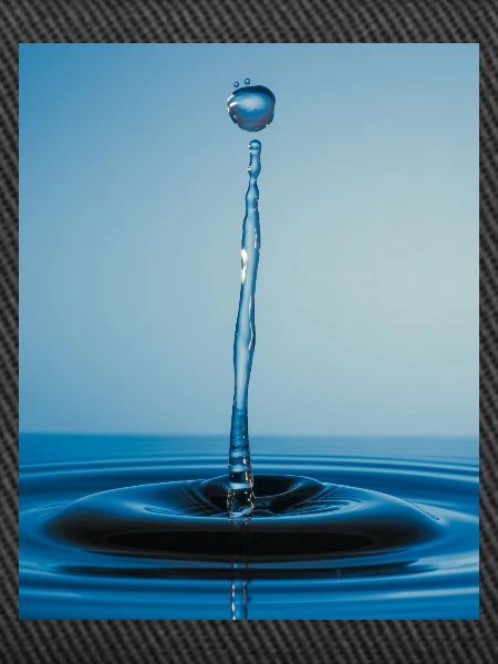 Blue Water Abstract