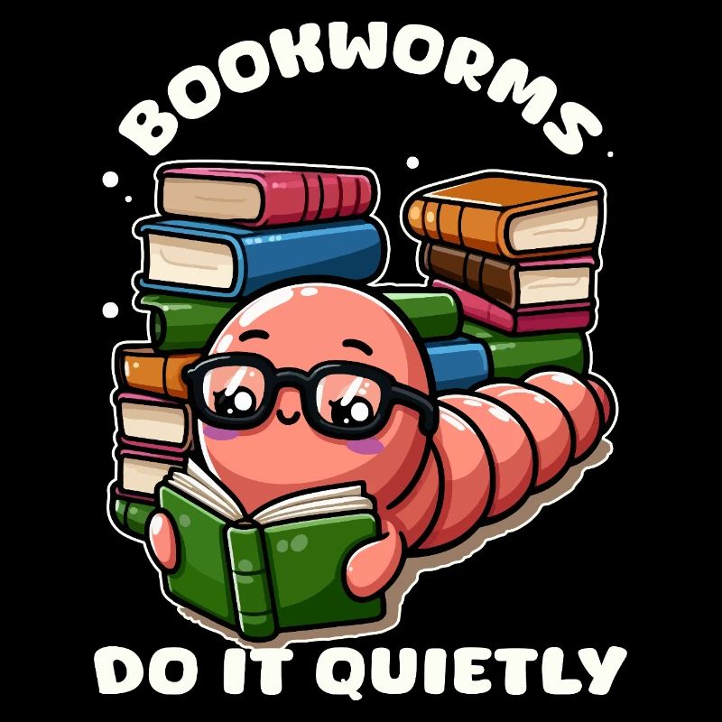 Cartoon book lovers