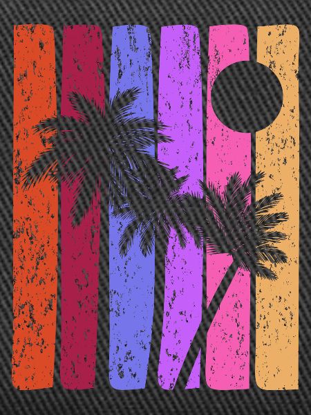 Tropical Sunset Stripes