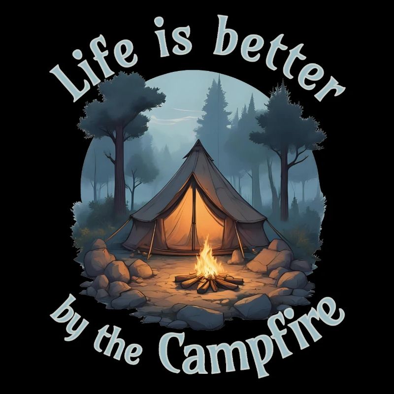 Life is better by the Campfire