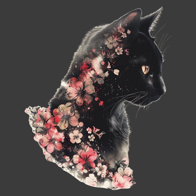 Katze Blumen