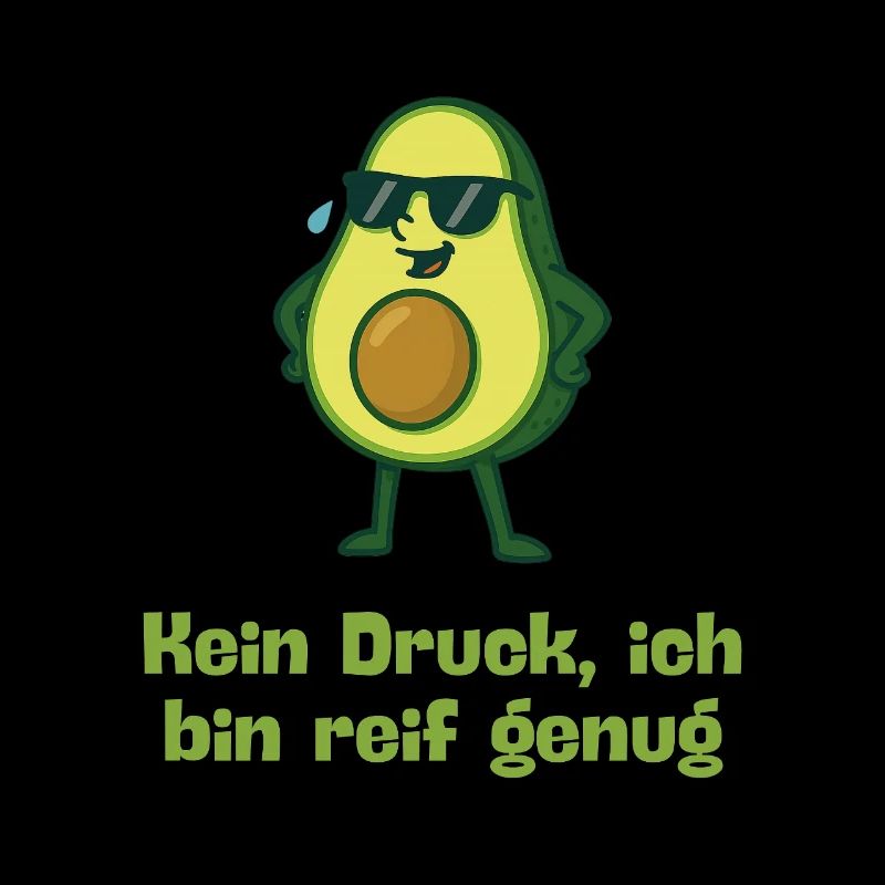 Avocado no print ripe enough