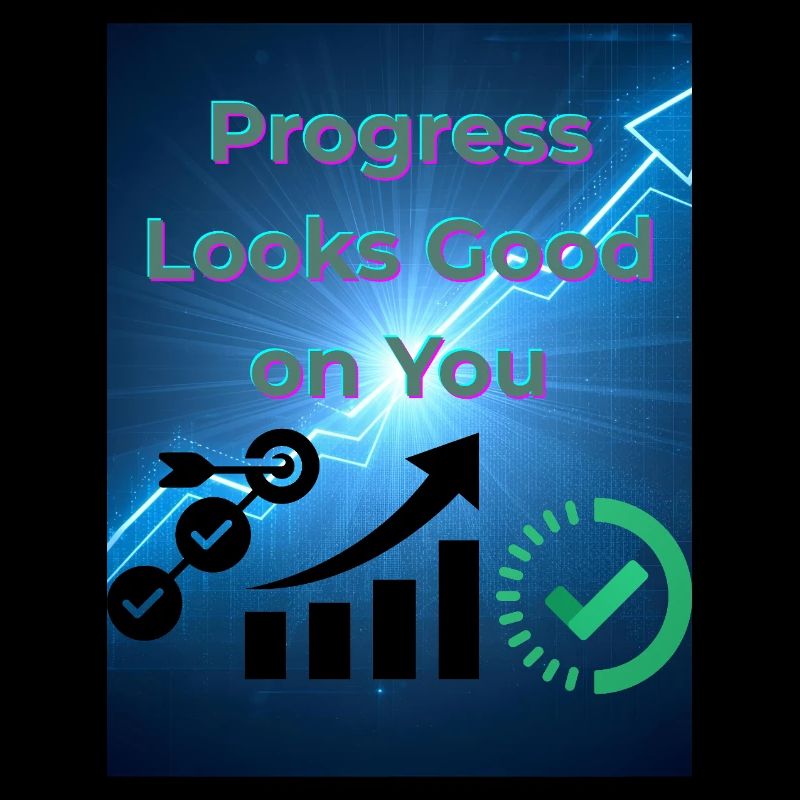 Fortschritt steht dir gut – Motivational Growth D