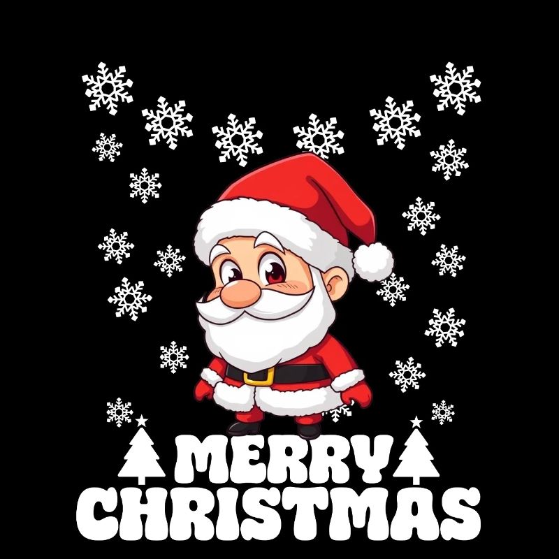 Weihnachtsmann Weihnachten Merry Christmas Schnee