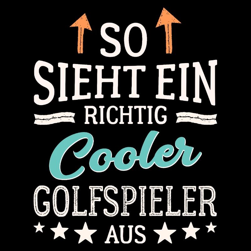 So sieht ein richtig cooler Golfspieler aus 