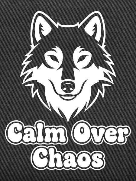 Calm Over Chaos Wolf