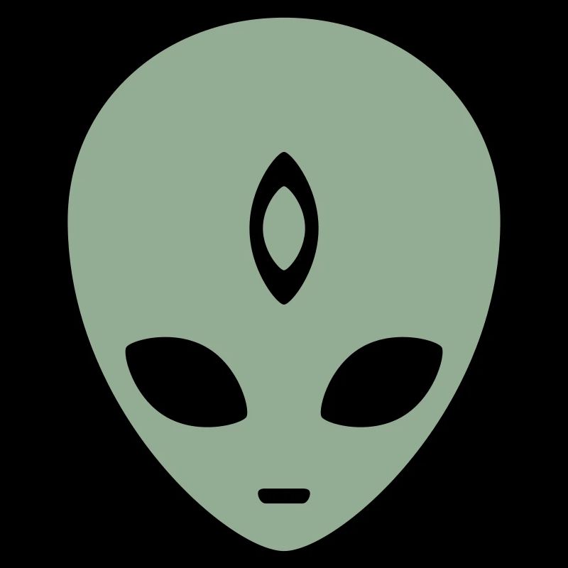 Alien Third Eye Minimalist