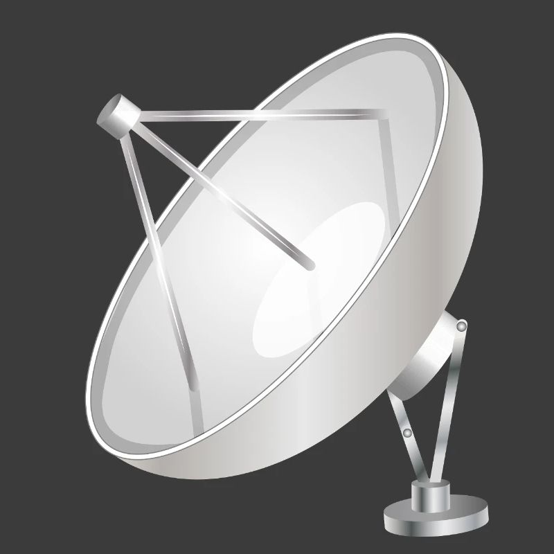 Antenne paraboise à l’aspect moderne et net