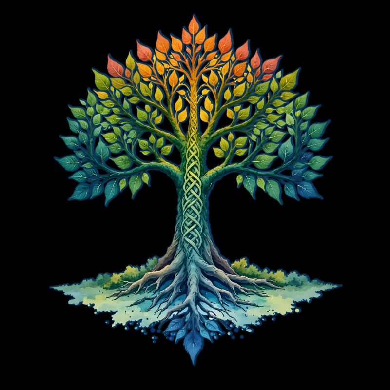 Regenbogenbaum des Lebens