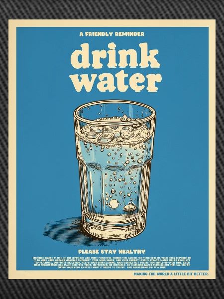 Drink Water – Friendly Reminder