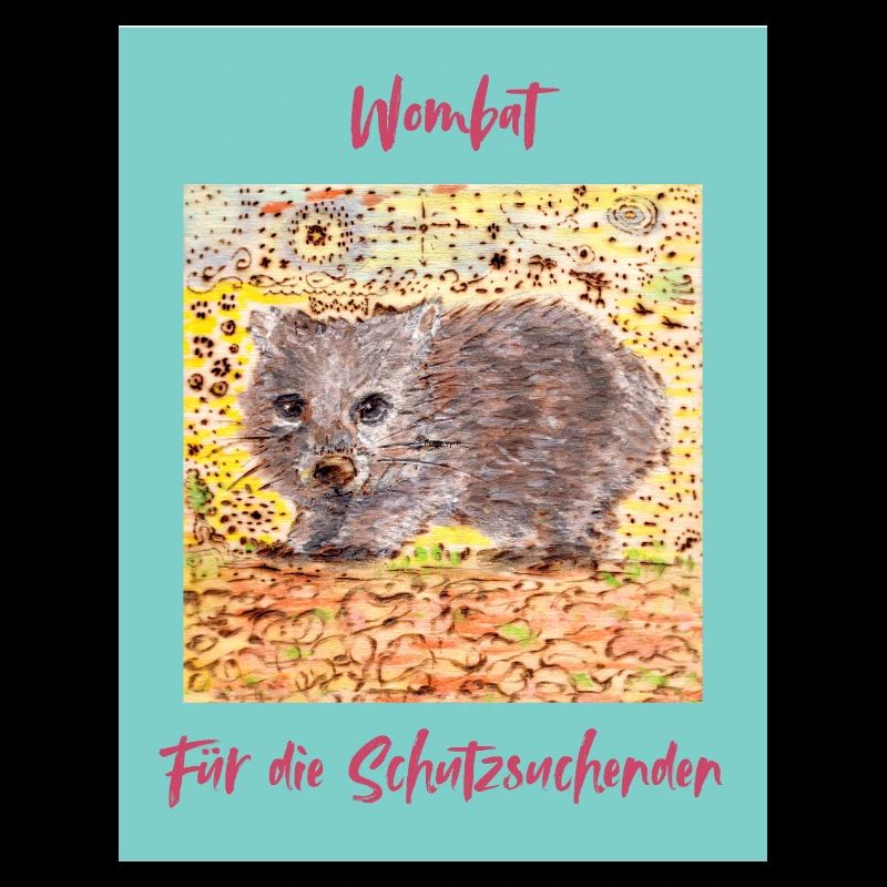 Wombat Schutzsuchende Illustration