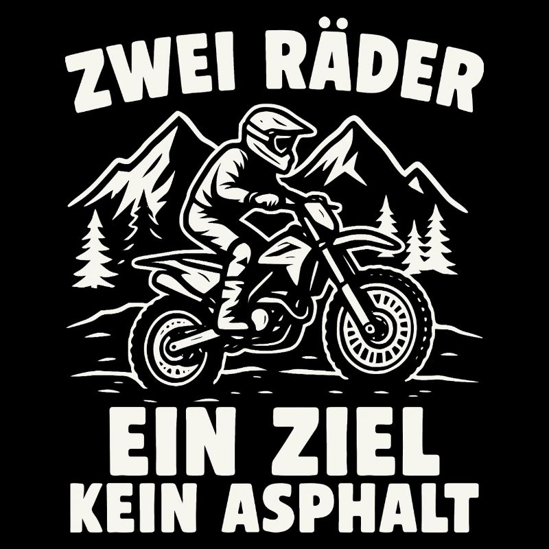 Two wheels. One goal. No asphalt.
