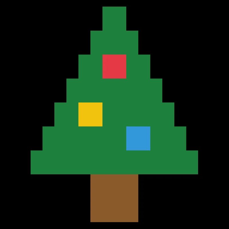 Pixel Fir – Look pull de Noël moche