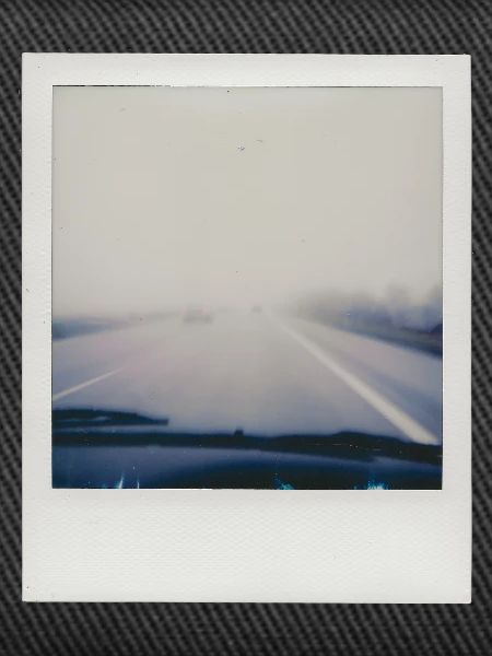 Autoroute brumeuse