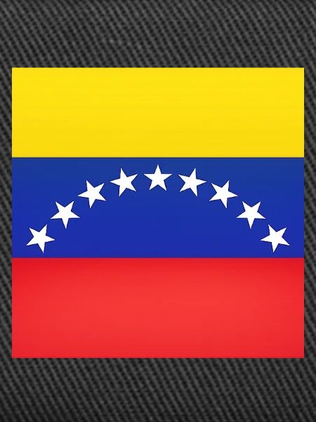Venezuela-Flaggenbogen-Sterne