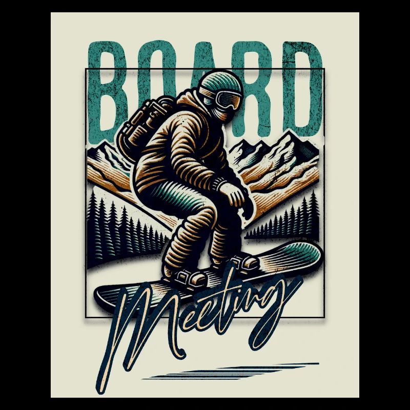 Snowboarding Board Meeting