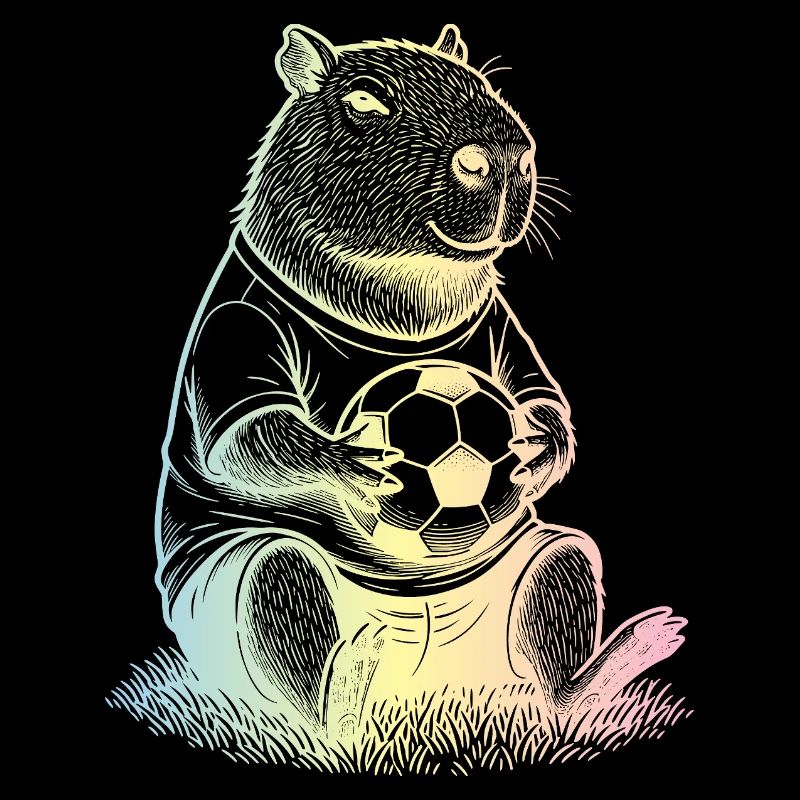 Fußball Capybara