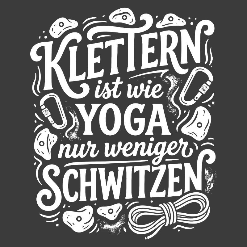 Climbing is like yoga, only less sweating
