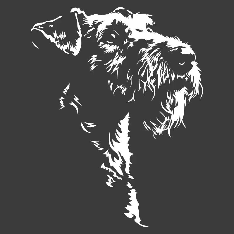 Airedale Terrier Silhouette Chien Wilsigns