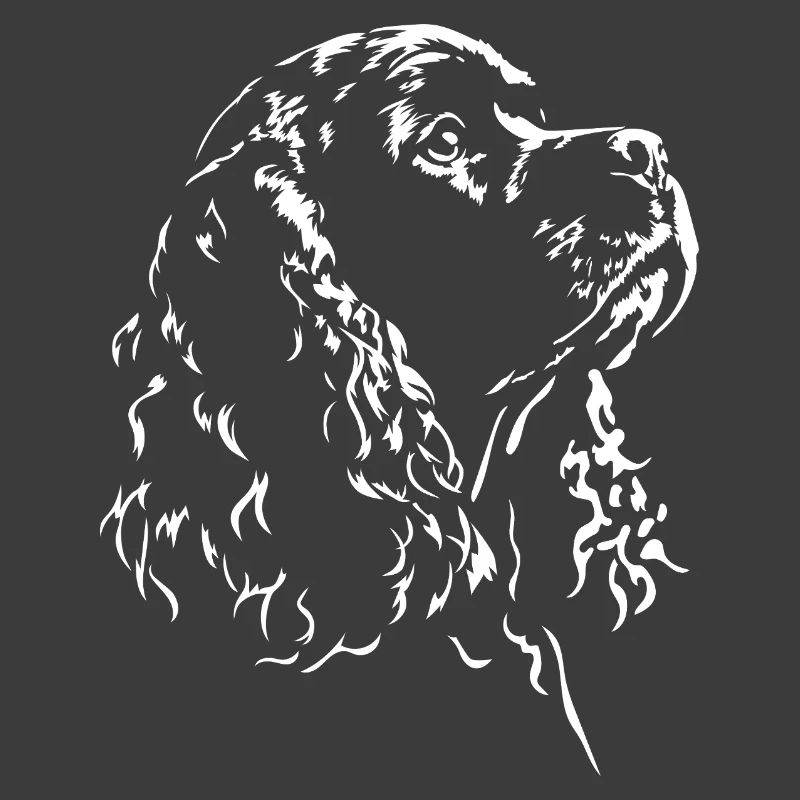 American Cocker Spaniel Silhouette Dogs Wilsigns