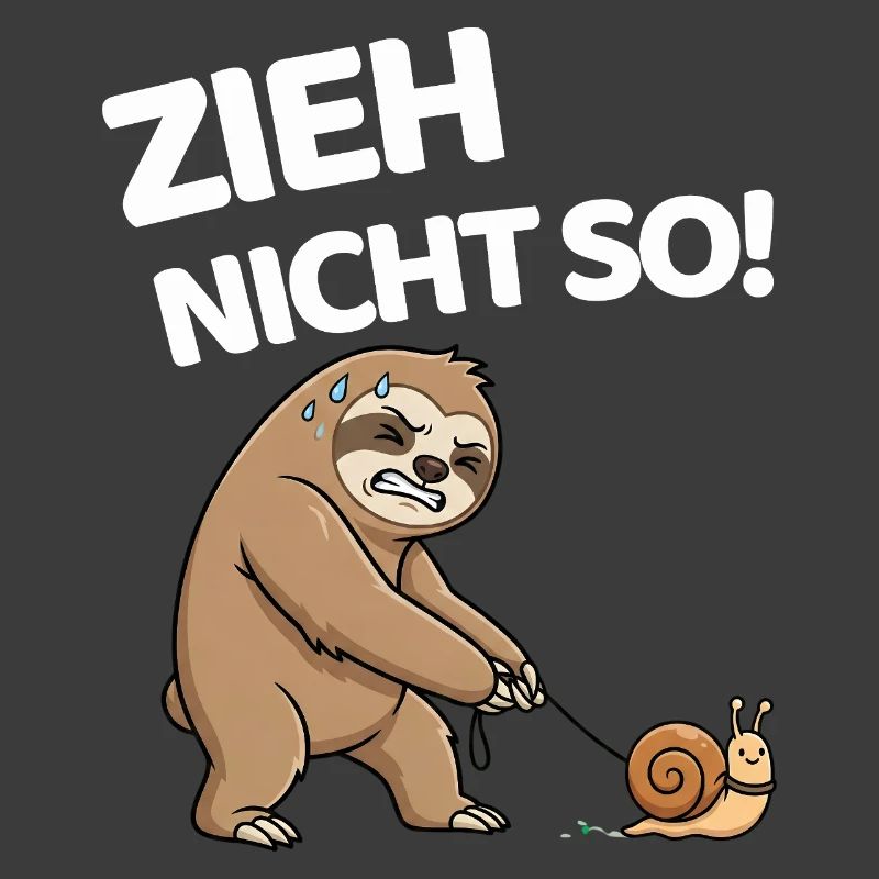 Don't pull so sloth with snail