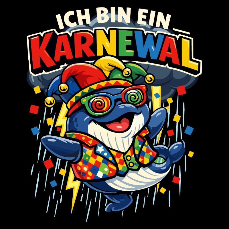 Carnaval, je suis une baleine de Karnewal