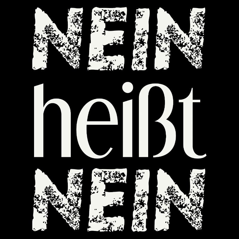 Nein heißt Nein Geschenkidee Feminismus Consent 