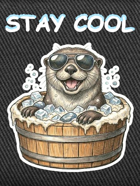 Stay Cool Eisbaden Otter