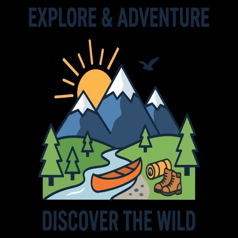 Explore Adventure Discover The Wild Canoe