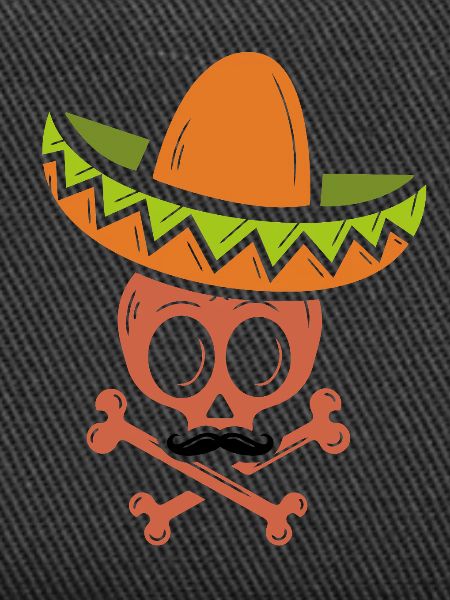 Sombrero Skull & Crossbones