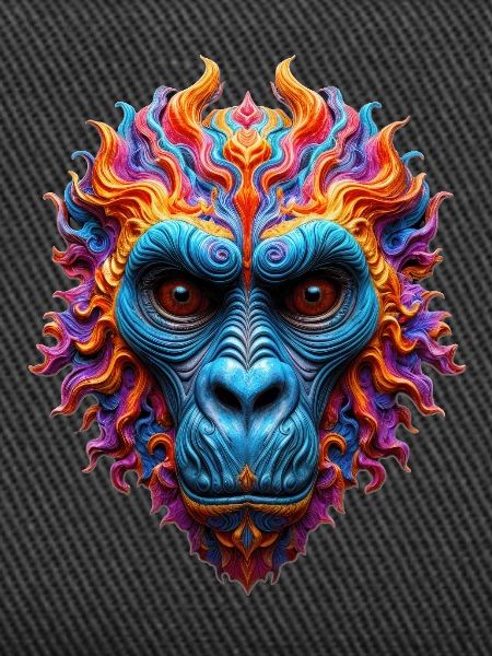 Vivid Flame Gorilla
