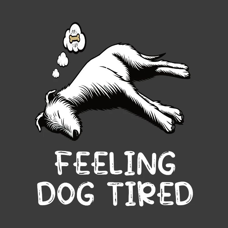 Feeling Dog Tired Irish Wolfhound Wolfhound