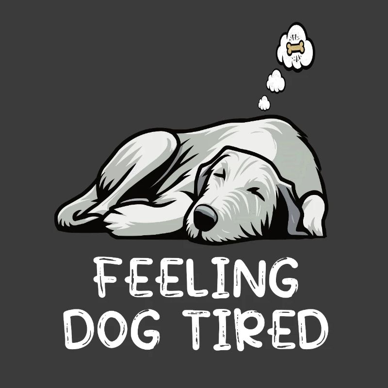 Feeling Dog Tired Irish Wolfhound Wolfhound